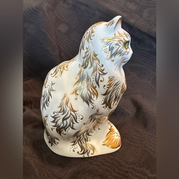 ROYAL CROWN DERBY “Fifi The Cat” - Paperweights by Crown Derby - Picture 6 of 13